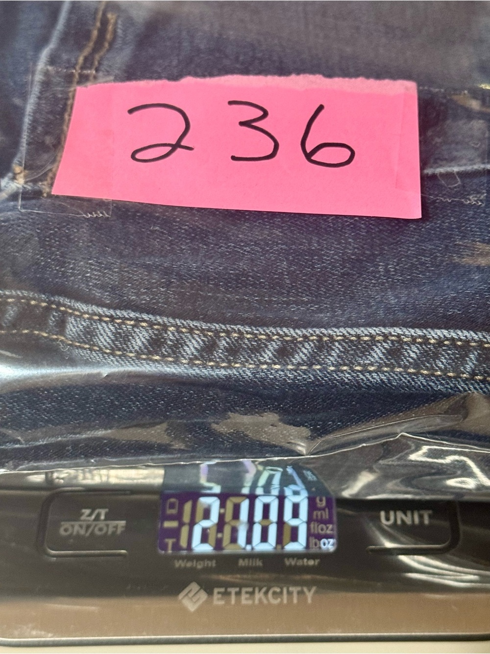 Buckle Black Super Flare Jeans Women’s 27x32 Dark Wash Raw Hem Bell Bottom Y2K - Picture 11 of 11